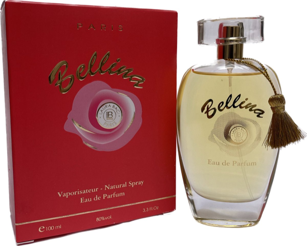 Goedkoopste CADEAU TIP, Bellina Paris een heerlijke echt fruitige Franse geur met Aardbei, Zwartebes en Patchouli., met GRATIS handtas verstuiver.