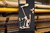 Dwarsdoorsnede piano (S) - piano kunst recycled- piano model - piano accessoire