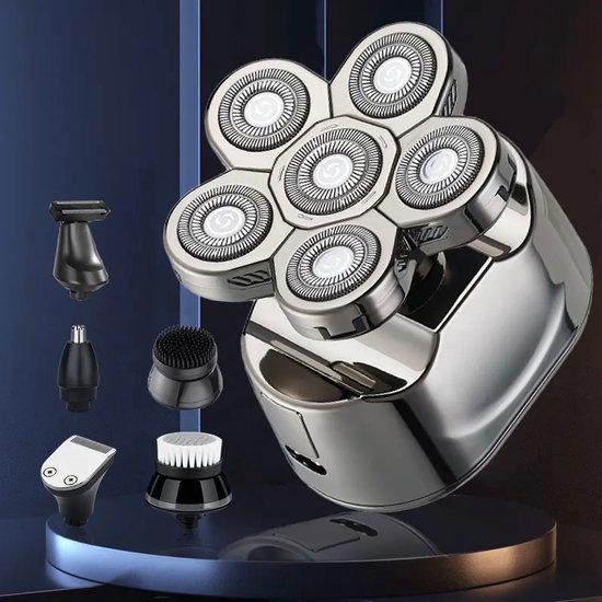 6in1 Face & Head Shaver Trimmer Scheerapparaat PRO LK8820 bol