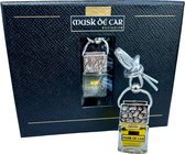 Musk dé Car Exclusive - Autoparfum hanger zilver - BLACK ORCHID - Europa - Auto Geurverfrisser Parfum voor Dames en Heren - Unisex