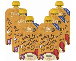 Ella's kitchen Baby Ontbijtje 6+ m Banaan 100 gr - 6x 100 gr - Voordeelverpakking