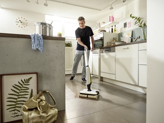 Kärcher FC 7 Cordless Vloerreiniger - Lithium-ion - Looptijd accu 45 min - 175 m² per acculading