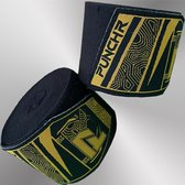 PunchR™ Premium Boksbandages Hand Wraps 500 cm Zwart