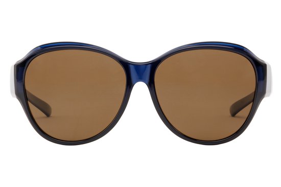 FitOfar lunettes de soleil transfert cristal bleu foncé VZ-0051D-N