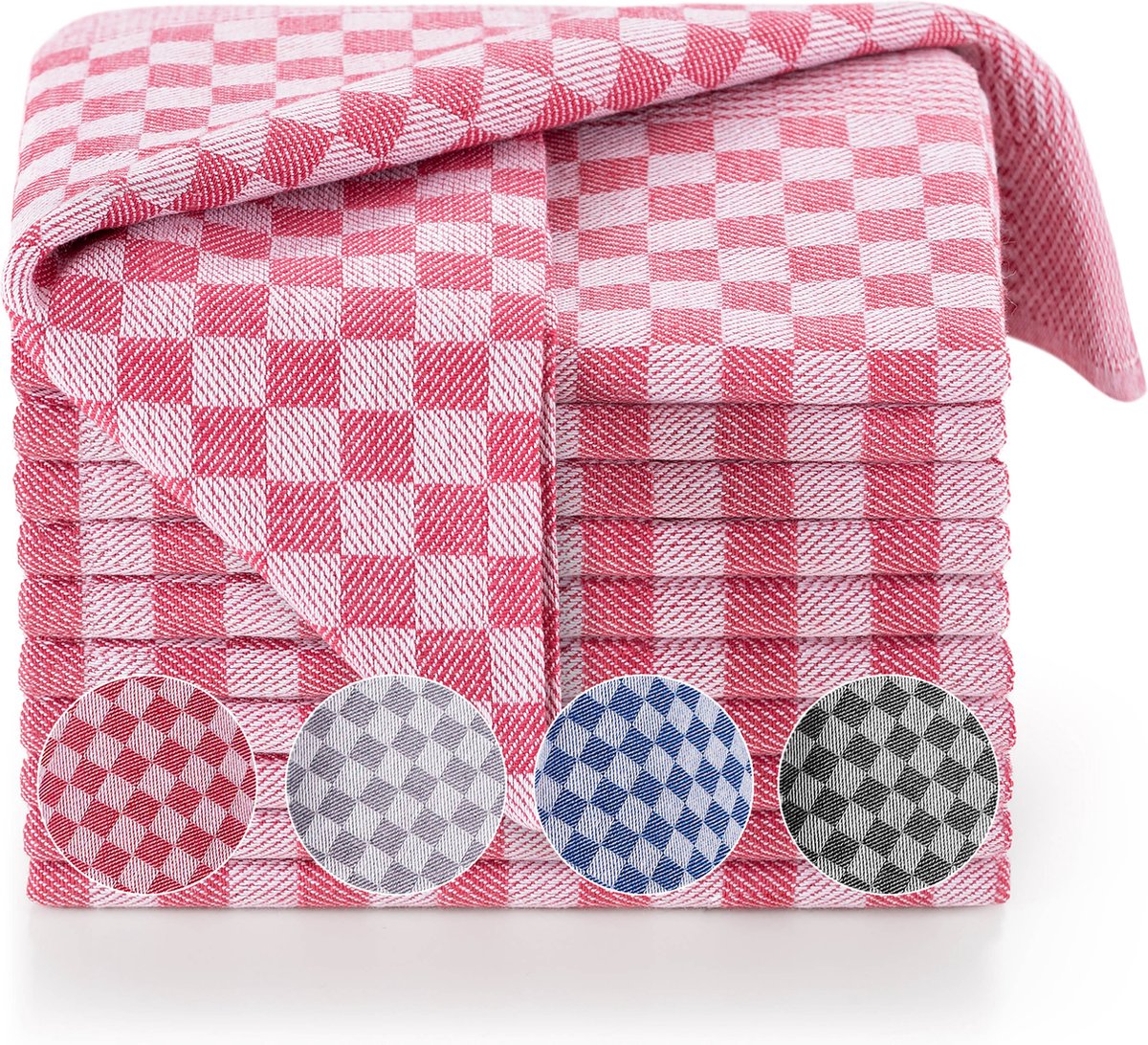 Blumtal Premium Theedoeken - Hoogwaardige Keuken Set - 50x70 cm - Rood - Set van 20