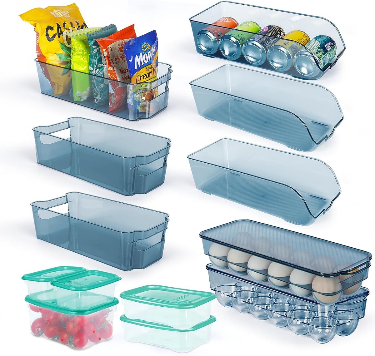 Boîte Aliments CARE+PROTECT 4,65L | Organisateur Réfrigérateur | Empilable Et Transparent