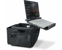 Lichte auto-kantoorbox met computer- of tablethouder