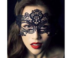 CHPN - Masker - Spannend masker - Gemaskerd bal - Oogmasker - Venetiaans masker - Mask - Verkleden - Bal - Carnaval - Zwart - Sensueel - Erotisch masker