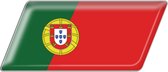 Vlag sticker - autostickers - autosticker voor auto - bumpersticker - Portugal