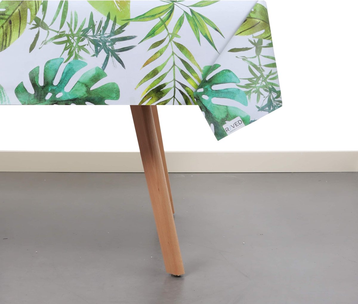 Raved Tafelzeil Jungle 140 cm x 230 cm - Groen - PVC - Afwasbaar