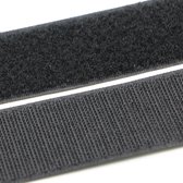 CHPN - Klittenband - Zwart klittenband - 2CM breed 5M lang - Zelfklevend - Naai accessoire - Velcro - Naaien - Kleding reparatie - Stof