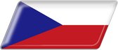 Vlag sticker - autostickers - autosticker voor auto - bumpersticker - Tsjechië