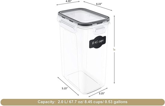 KICHLY 18-delige luchtdichte voedseldozen van BPA-vrij kunststof met deksel, lunchboxen, stapelbare set voor het bereiden van maaltijden en reizen, rood (9 dozen, 9 deksels