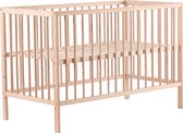 Cabino Baby Bed / Ledikant Mees 60x120 cm Verstelbare Bodem - Naturel