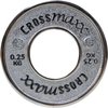 Crossmaxx® Calibrated plate - 0.25 kg - Zilver - Bumperplate