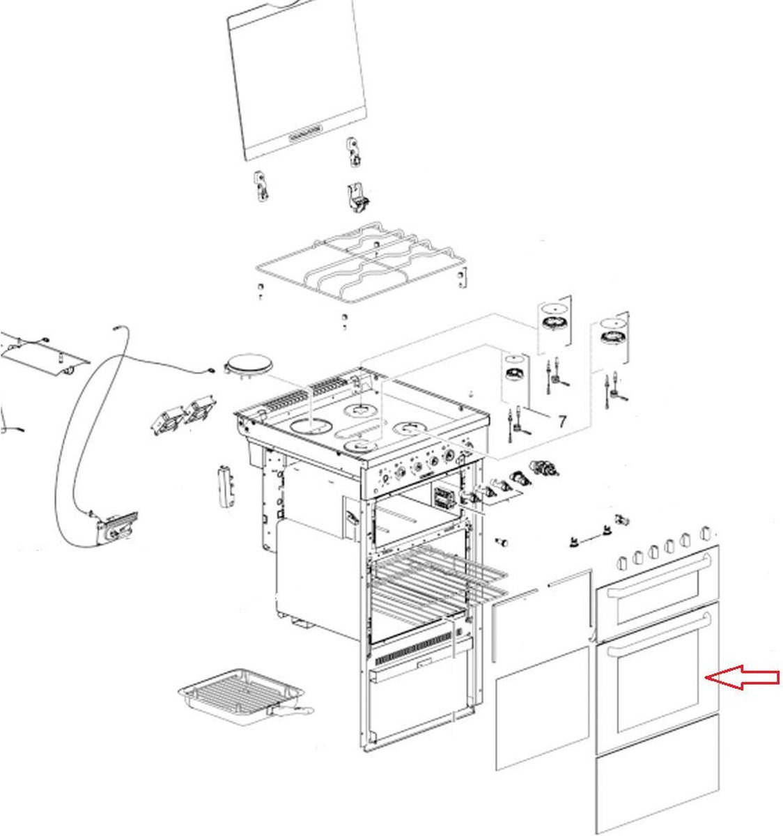 Thetford Ovendeur Aspire 2