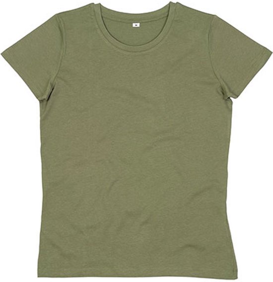 Chemise femme 'Essential T' à col rond Soft Olive - XL