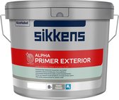Sikkens Alpha Primer Exterior - Sikkens Grondverf - Primer Verf - 10 liter - Wit