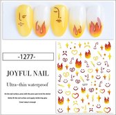 Prachtige nieuwe design NagelStickers/ 1 vel , 65 tips/ Manicure Nagel stickers / Nail stickers