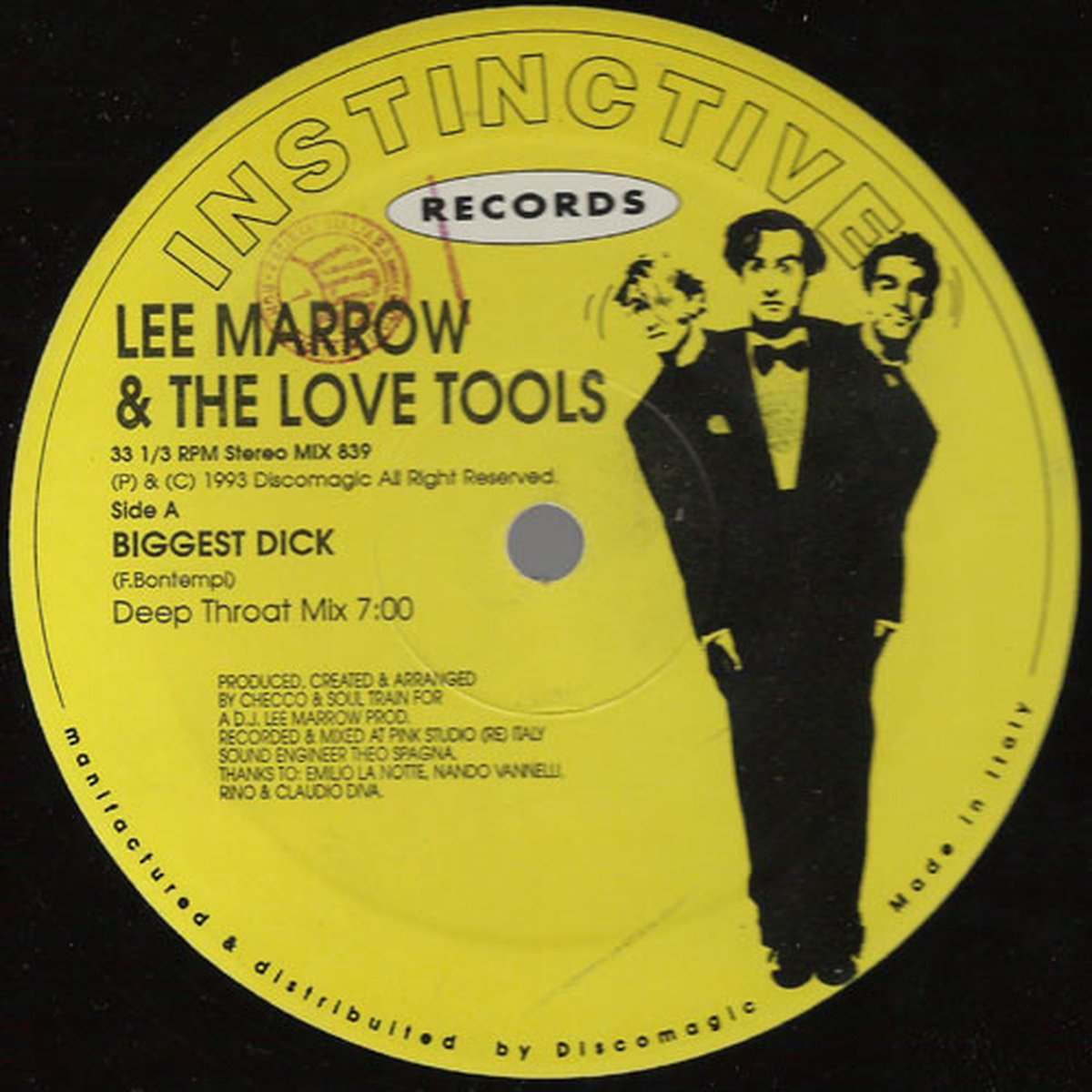 Lee Marrow & The Love Tools - Biggest Dick