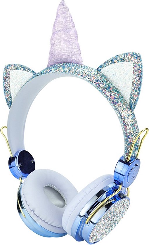 Casque Licorne pour filles Enfants pour l'école, Casque Bluetooth pour  enfants avec microphone et prise jack 3,5 mm, Casque sans fil pour  adolescents avec Adjustab