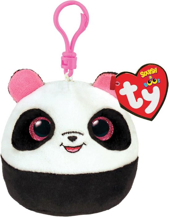 Ty Squish a Boo Clips Bamboo Panda 8cm