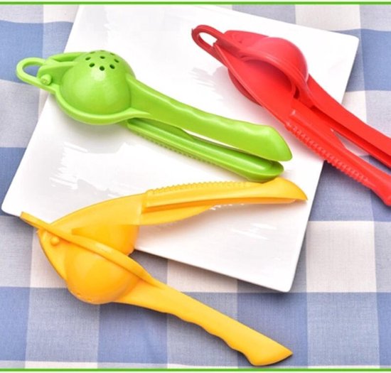 CHPN - Citroenpers - Citruspers - Citroen pers - citroen persen- Citrusap - Citroensap - Peeling - Keukenaccessoire - Citrus - Limoenpers - Geel - Kunststof van CHPN — afbeelding 2
