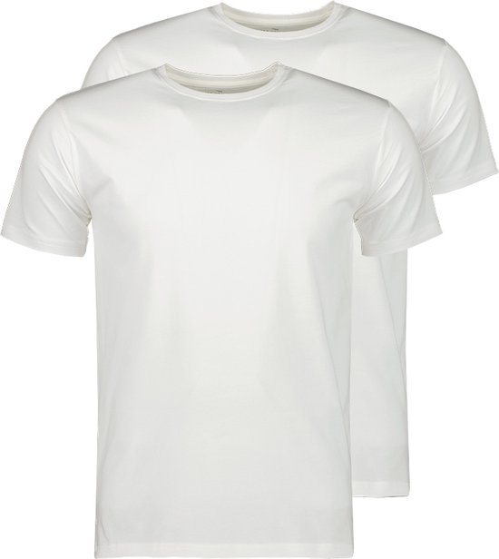 Jac Hensen 2 Pack T-shirt - Ronde Hals - Wit - 3XL Grote Maten