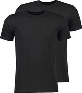 Jac Hensen Lot de 2 T-shirts - Col Rond - Noir - M