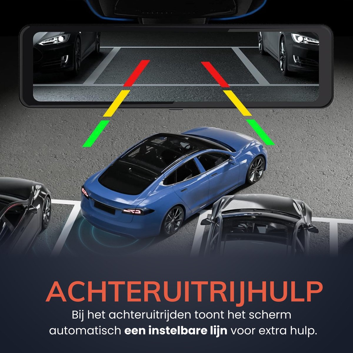 RedTiger T700 Spiegel Dashcam voor auto - Ultra 4K & 1080P - 11 Inch thumbnail 4