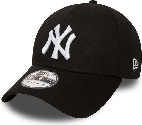 New Era MLB New York Yankees Cap - 39THIRTY - S/M - Black/White