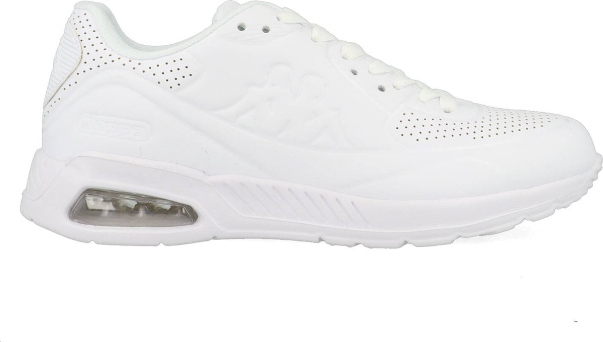 Kappa Unisex Sneaker mit Luftkissen 243306OC 1010-weiss