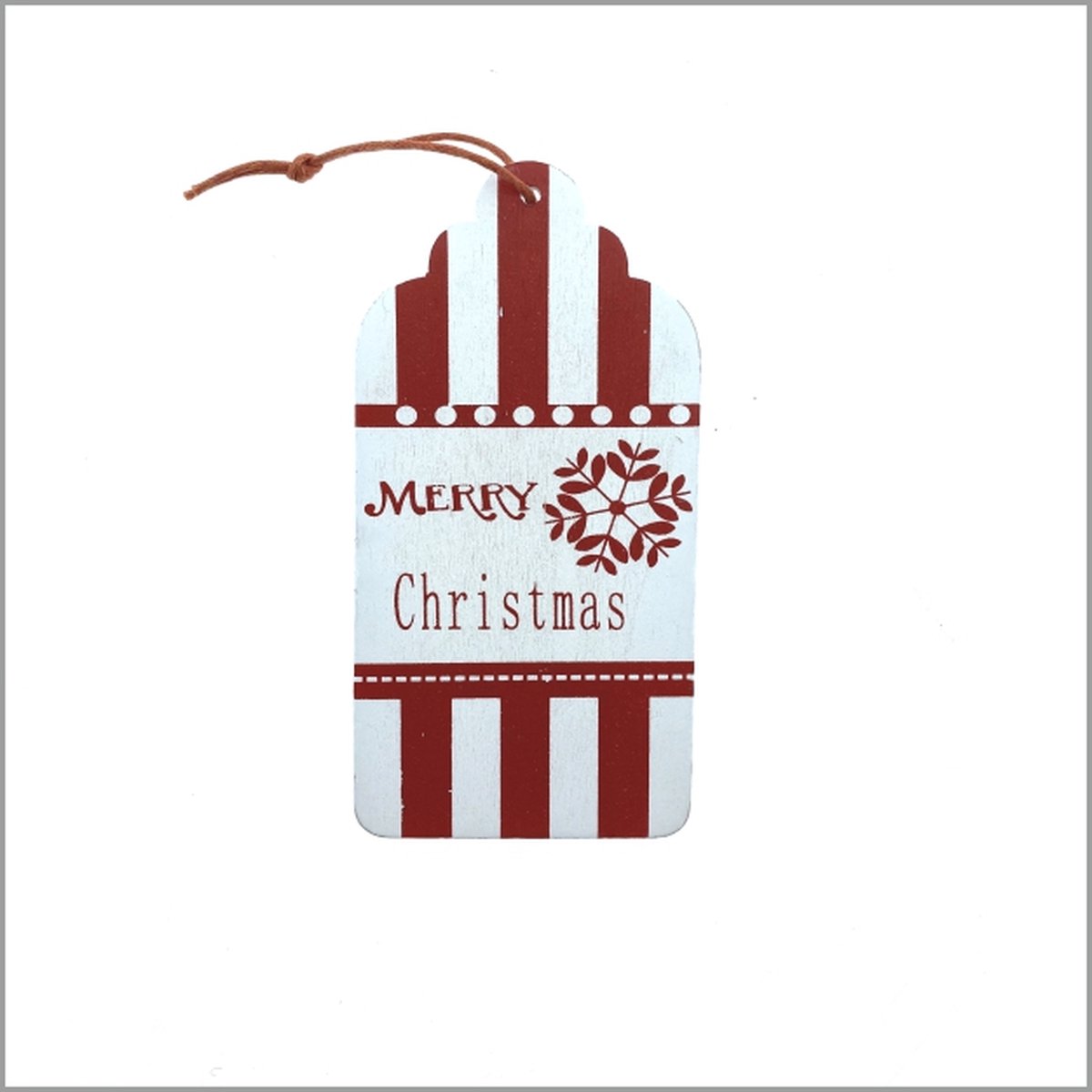 Luxe Kerst kaartjes - Cadeau kaartjes - Hout - Merry Christmas - 20 Stuks