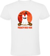 French boo dog T-shirt homme - halloween - fête - animaux - bouledogue - chien - fantôme - effrayant - horreur - cadeau - drôle