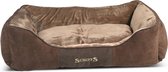 Scruffs Chester Box Bed - Hondenmand Stevig - Anti-Slip - Wasbaar - Bruin - L - 75 x 60 cm