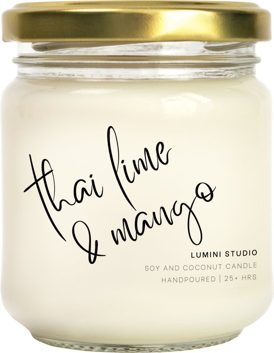 Thai Lime & Mango candle | Geurkaars | Soja Kaars | Lumini Studio