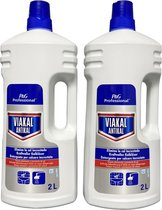 Viakal / Antikal - Professionele Kalkreiniger - Antikalk - 2 x 2L - Voordeelverpakking