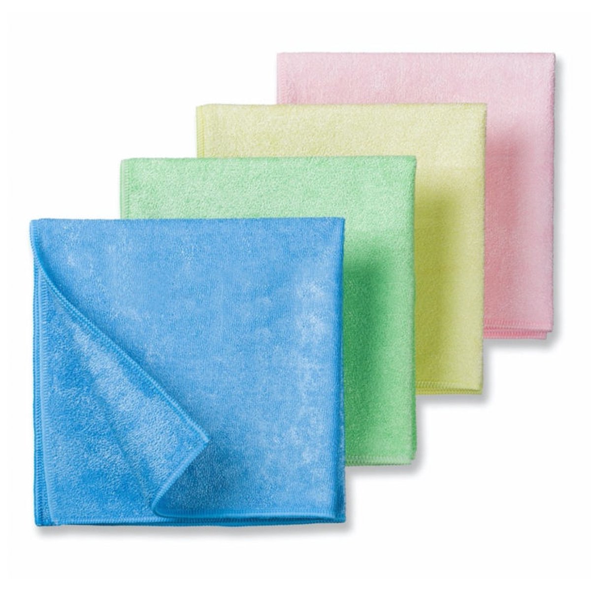 Goedkoopste Fijn gebreide Microvezeldoek professional (RS42) - Blauw - verschillende kleuren beschikbaar - zonder schoonmaakmiddel effectief