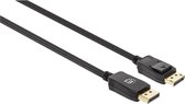 Manhattan DisplayPort Câble de connexion fiche DisplayPort, fiche DisplayPort 2,00 m Zwart 353618 Ultra HD (8K) DisplayP