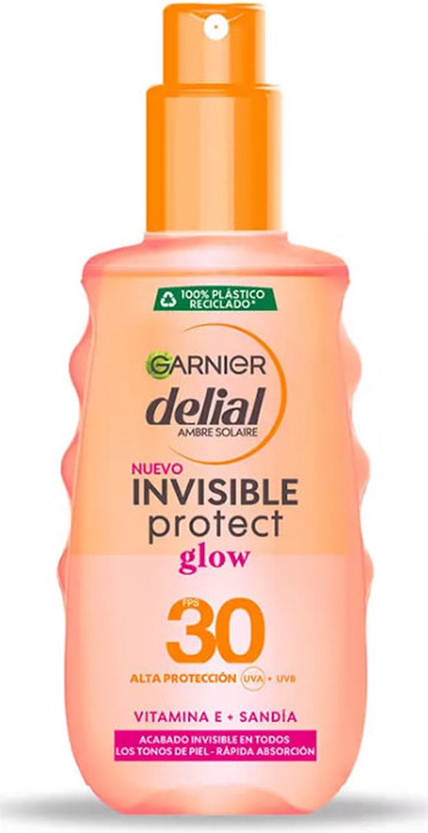 Garnier Delial Invisible Protect Glow SPF 30 Zonnebrand Spray