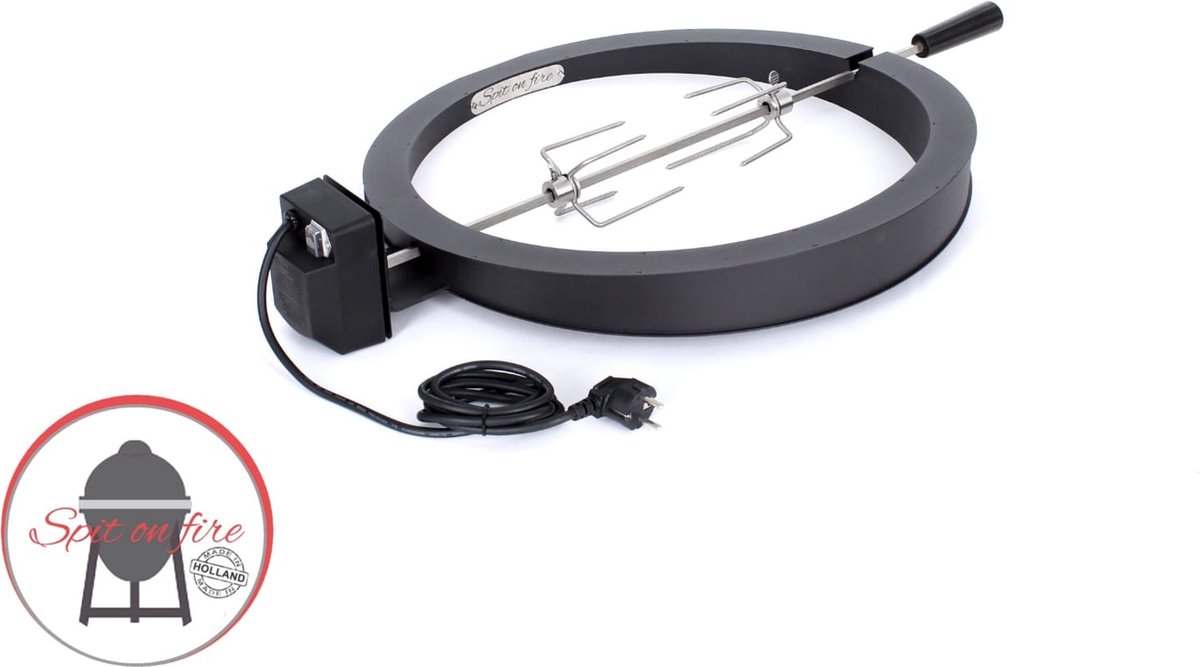 Spit on Fire - Rotisserie - Geschikt voor Bastard Large - Kamado - Large (22nch)