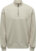 Only & Sons Brice Relax 1/4 Zip High Neck Trui Mannen - Maat XXL