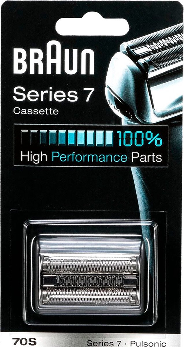 Braun Series 7 70S Cassette Zilver - Vervangend Scheerblad