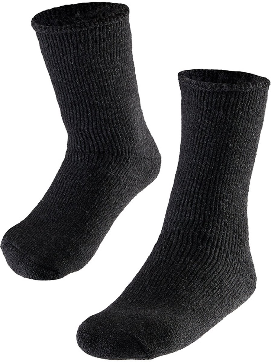 Heatkeeper - Thermo sokken kinderen - 4-Paar - 31/35 - Antraciet - Thermosokken