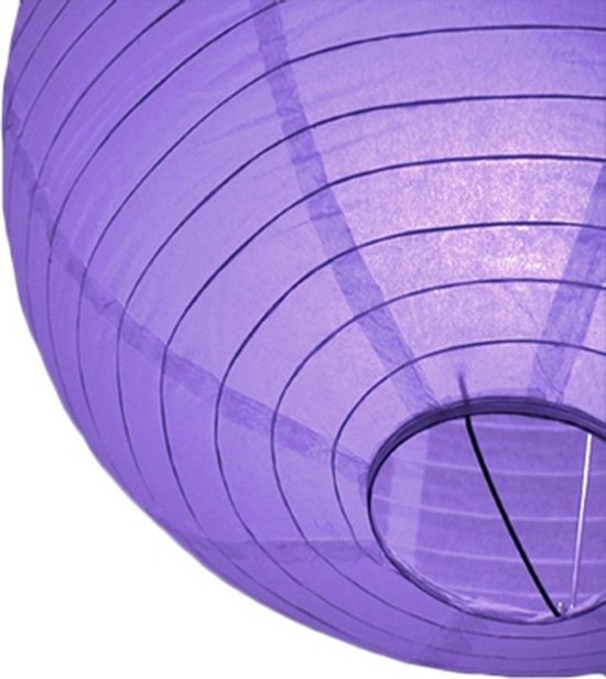 Lampionstokje 40 cm - met lampion - paars - D25 cm - Sint Maarten — afbeelding 5
