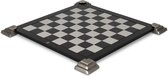 Authentic Models - schaakbord en dambord - 2 zijde spelbord - Schaken - Dammen - Incl. Poten - Hout