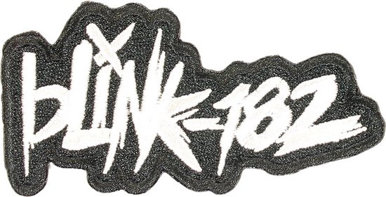 Blink182 Patch Scratch Blanc / Noir