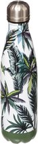 Thermosfles Jungle Palm Wite / Groen Multicolour 500 ml