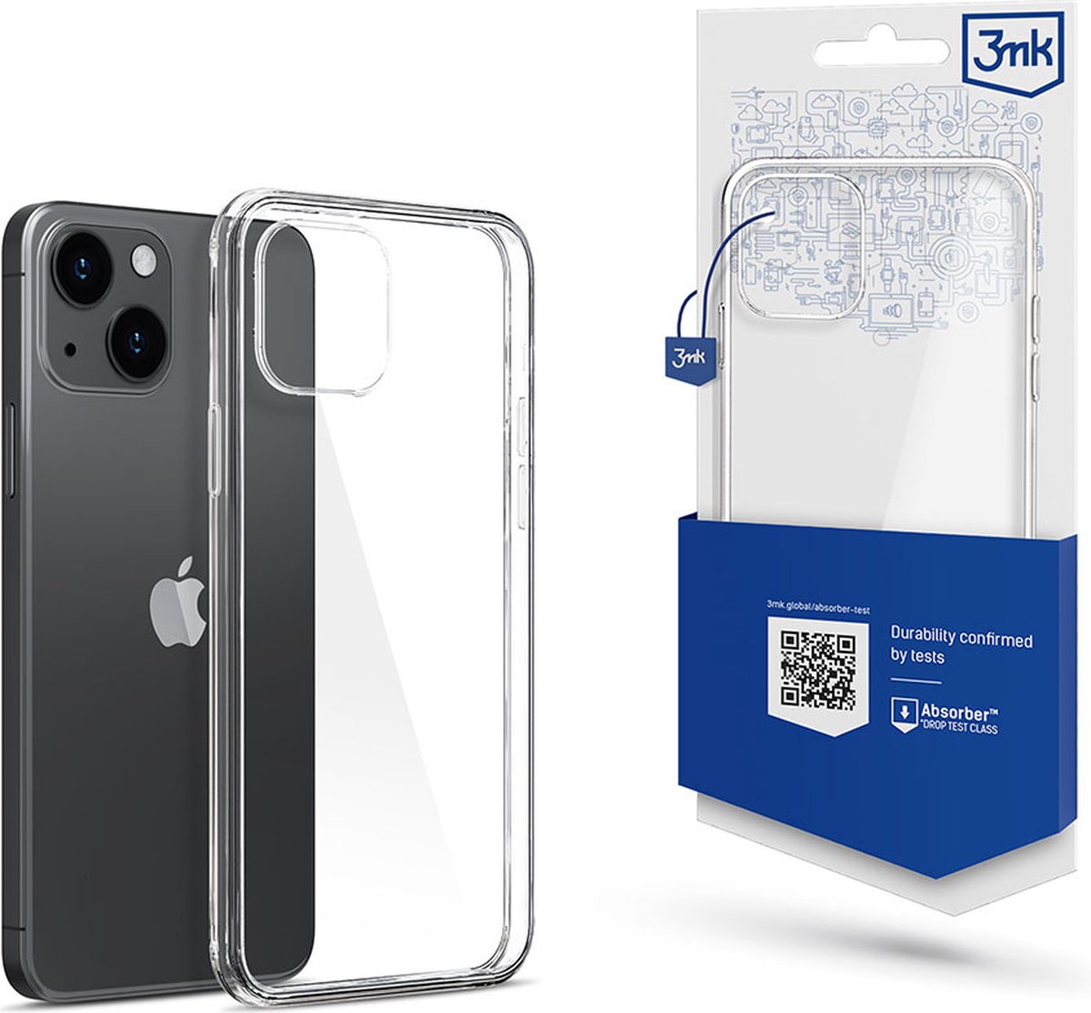 3mk - iPhone 15 - Clear Case - Telefoonhoesje - voor Optimale Bescherming - Transparant