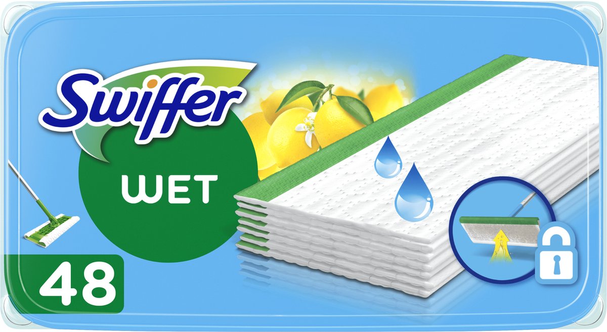 Swiffer Vloerreiniger - Vochtige Vloerdoekjes - Geur Van Citrus Fresh -...  | bol